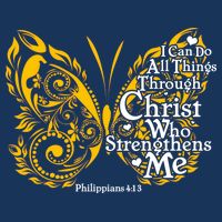 I Can Do All Things Through Christ Philippians 4:13  Infant Baby Jersey Bodysuit
