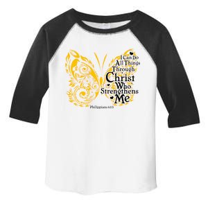 I Can Do All Things Through Christ Philippians 4:13  Toddler Fine Jersey T-Shirt