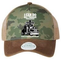 I Can Do All Things Through Christ Truck Driver Legacy Tie Dye Trucker Hat