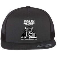 I Can Do All Things Through Christ Truck Driver Flatbill Hat
