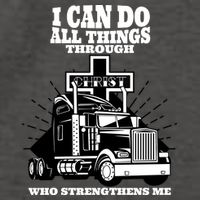 I Can Do All Things Through Christ Truck Driver Vector Backpack