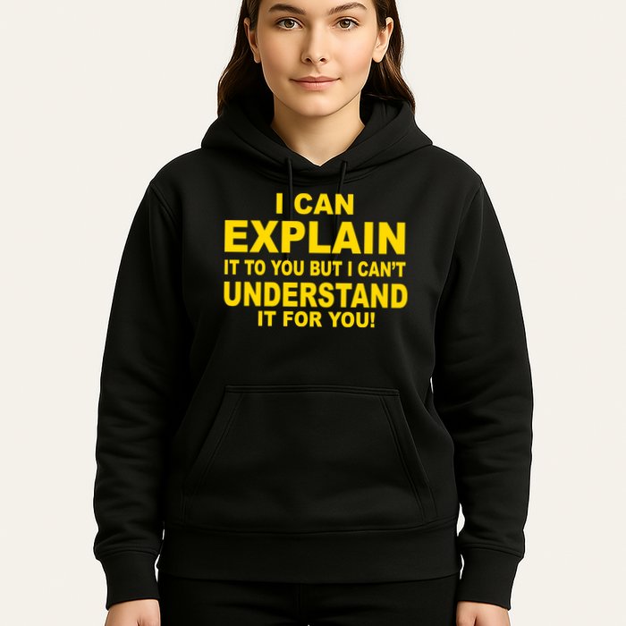 I Can Explain It But I can't Understand It For You Hoodie