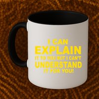 I Can Explain It But I can't Understand It For You Mug