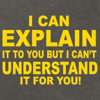 I Can Explain It But I can't Understand It For You Cotton Canvas Backpack