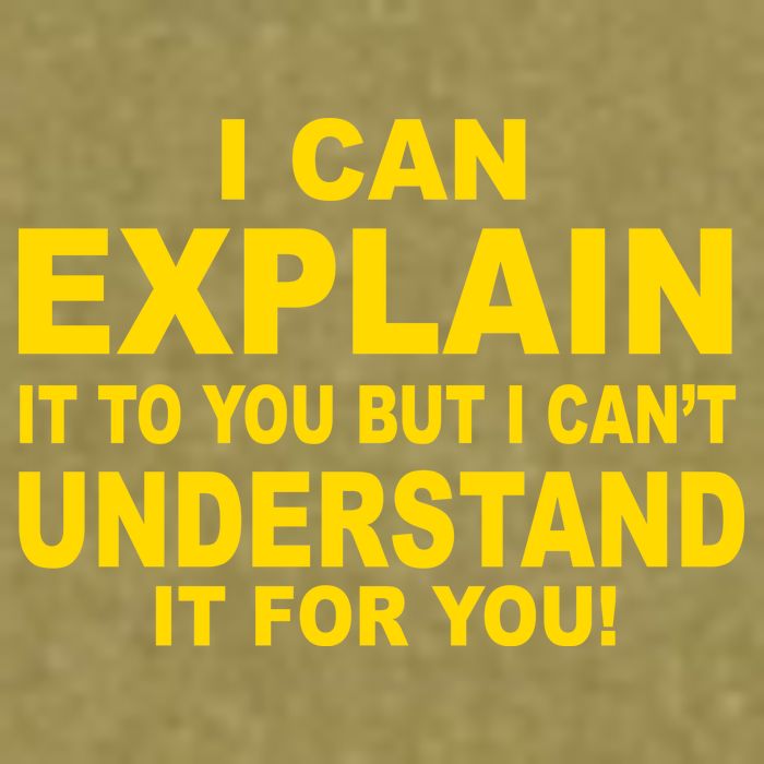 I Can Explain It But I can't Understand It For You Garment-Dyed Women's Muscle Tee