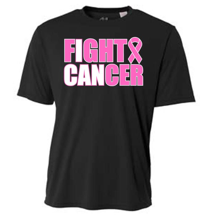 I Can Fight Cancer Breast Cancer Awareness Cooling Performance Crew T-Shirt