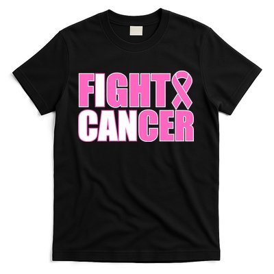 I Can Fight Cancer Breast Cancer Awareness T-Shirt