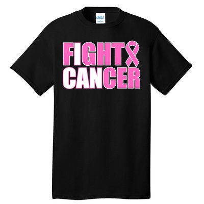 I Can Fight Cancer Breast Cancer Awareness Tall T-Shirt