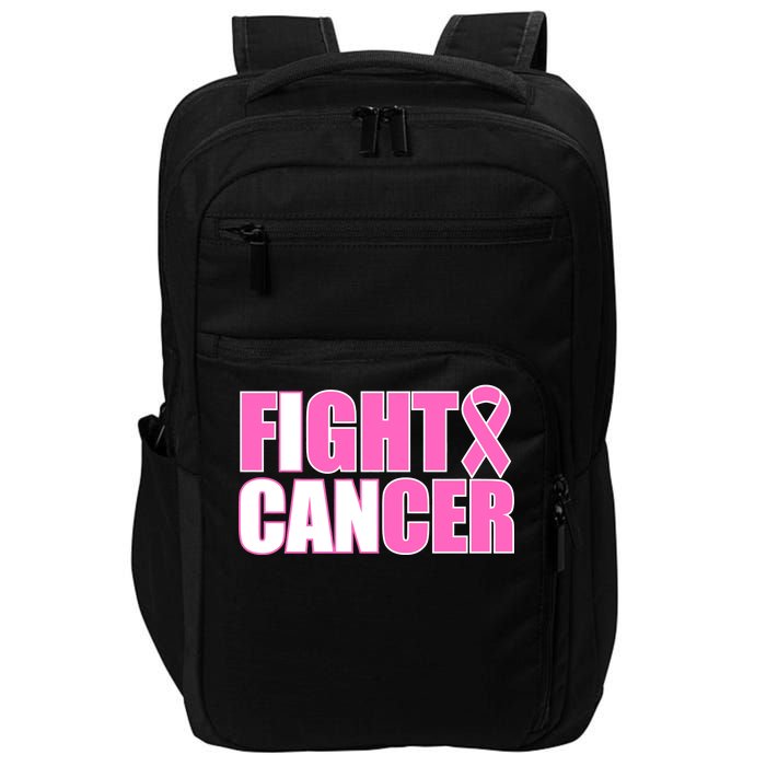 I Can Fight Cancer Breast Cancer Awareness Impact Tech Backpack