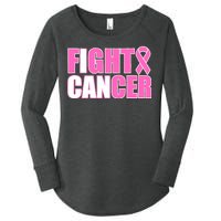 I Can Fight Cancer Breast Cancer Awareness Women's Perfect Tri Tunic Long Sleeve Shirt