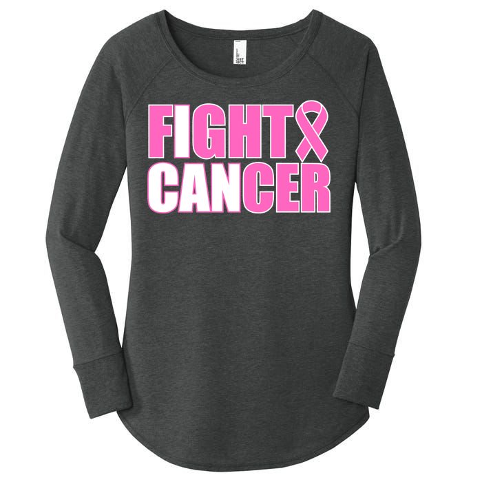 I Can Fight Cancer Breast Cancer Awareness Women's Perfect Tri Tunic Long Sleeve Shirt