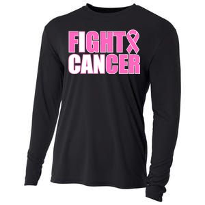 I Can Fight Cancer Breast Cancer Awareness Cooling Performance Long Sleeve Crew