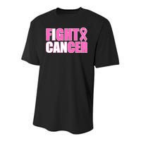 I Can Fight Cancer Breast Cancer Awareness Youth Performance Sprint T-Shirt