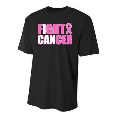 I Can Fight Cancer Breast Cancer Awareness Youth Performance Sprint T-Shirt