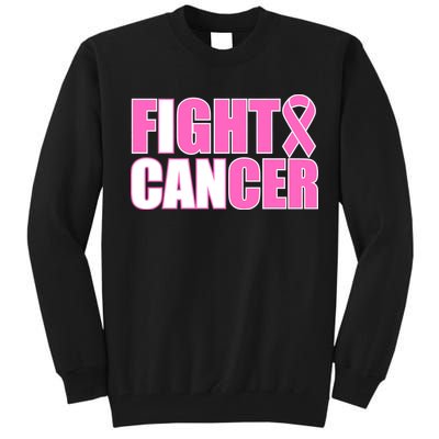 I Can Fight Cancer Breast Cancer Awareness Tall Sweatshirt