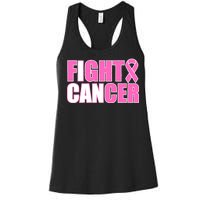 I Can Fight Cancer Breast Cancer Awareness Women's Racerback Tank