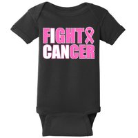 I Can Fight Cancer Breast Cancer Awareness Baby Bodysuit