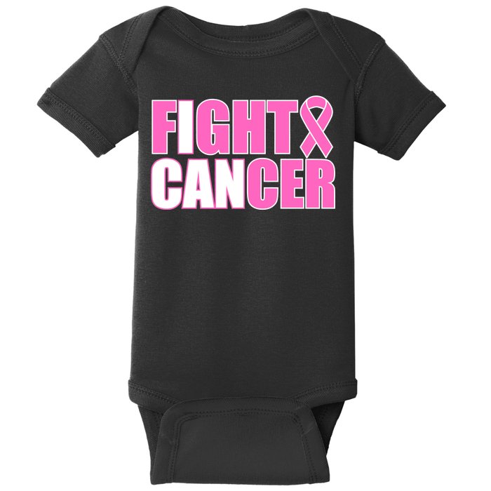 I Can Fight Cancer Breast Cancer Awareness Baby Bodysuit