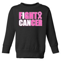 I Can Fight Cancer Breast Cancer Awareness Toddler Sweatshirt