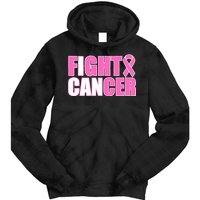 I Can Fight Cancer Breast Cancer Awareness Tie Dye Hoodie