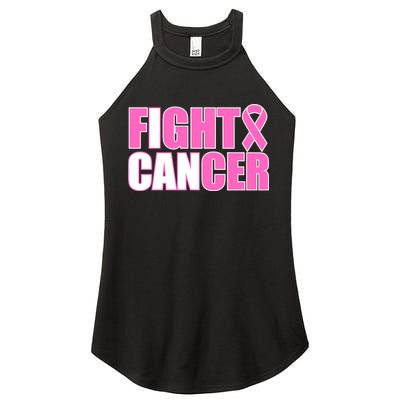 I Can Fight Cancer Breast Cancer Awareness Women's Perfect Tri Rocker Tank