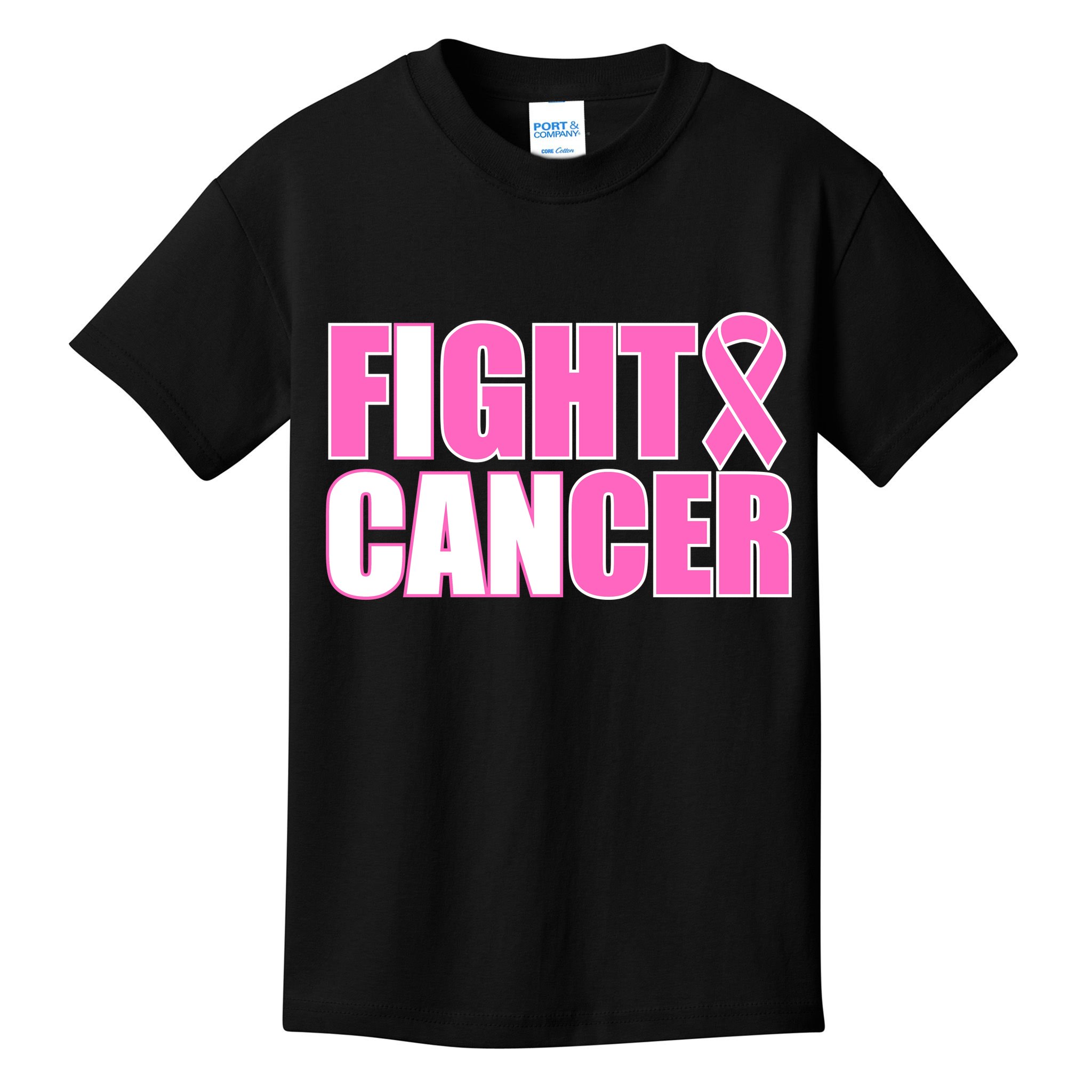 I Can Fight Cancer Breast Cancer Awareness Kids T-Shirt