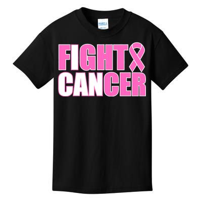 I Can Fight Cancer Breast Cancer Awareness Kids T-Shirt