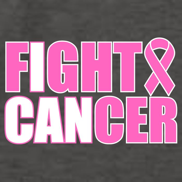 I Can Fight Cancer Breast Cancer Awareness Vector Backpack