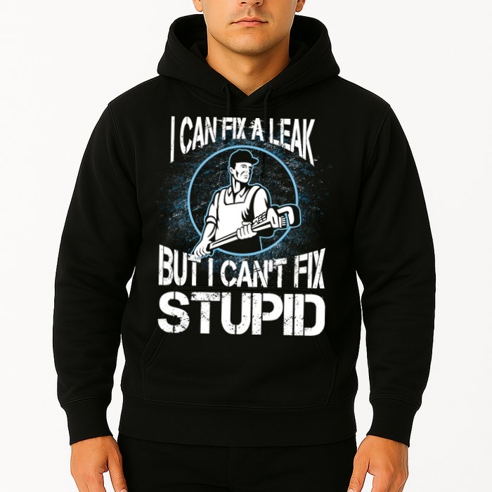 I Can Fix A Leak But Can't Fix Stupid Hoodie