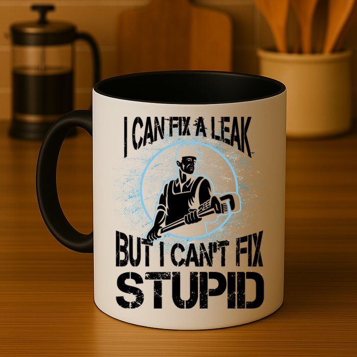 I Can Fix A Leak But Can't Fix Stupid Mug