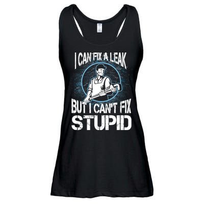 I Can Fix A Leak But Can't Fix Stupid Ladies Essential Flowy Tank