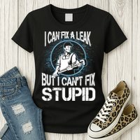 I Can Fix A Leak But Can't Fix Stupid Womens T-Shirt