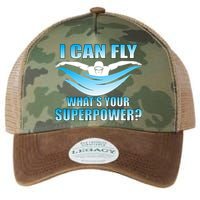 I Can Fly What's Your Superpower Swimming Legacy Tie Dye Trucker Hat