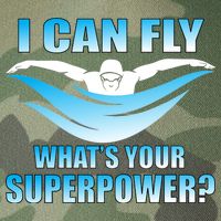 I Can Fly What's Your Superpower Swimming Legacy Tie Dye Trucker Hat