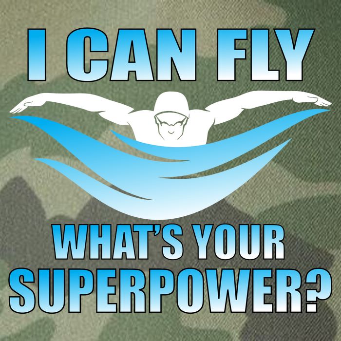 I Can Fly What's Your Superpower Swimming Legacy Tie Dye Trucker Hat