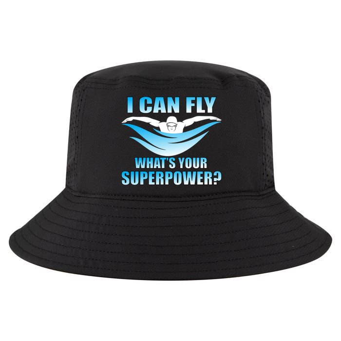 I Can Fly What's Your Superpower Swimming Cool Comfort Performance Bucket Hat