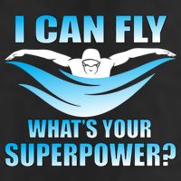 I Can Fly What's Your Superpower Swimming Cool Comfort Performance Bucket Hat