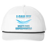 I Can Fly What's Your Superpower Swimming Snapback Five-Panel Rope Hat