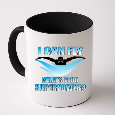 I Can Fly What's Your Superpower Swimming Mug