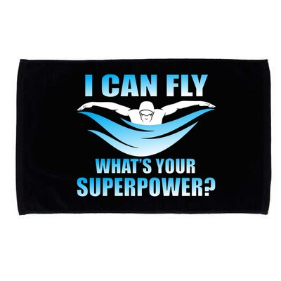 I Can Fly What's Your Superpower Swimming Microfiber Hand Towel