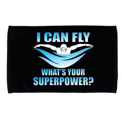 I Can Fly What's Your Superpower Swimming Microfiber Hand Towel