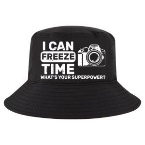 I Can Freeze Time What's Your Superpower? Cool Comfort Performance Bucket Hat