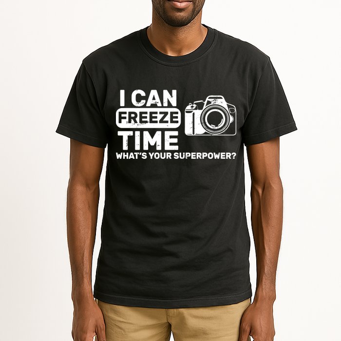 I Can Freeze Time What's Your Superpower? Tall T-Shirt
