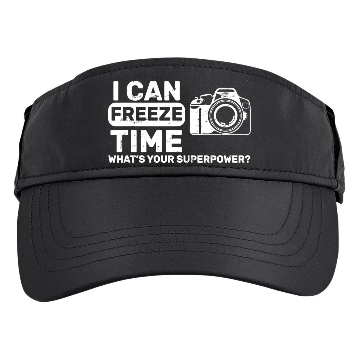 I Can Freeze Time What's Your Superpower? Adult Drive Performance Visor