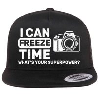 I Can Freeze Time What's Your Superpower? Flatbill Hat