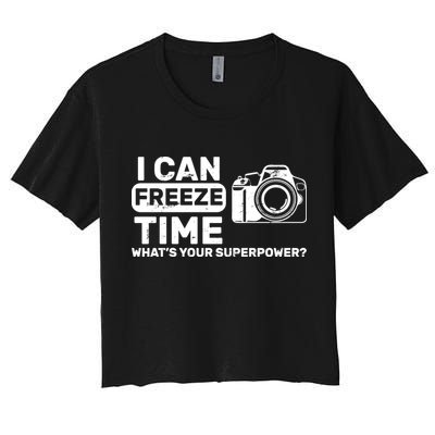 I Can Freeze Time What's Your Superpower? Crop Top