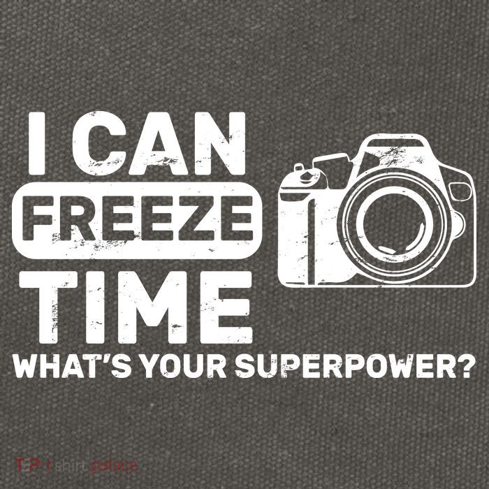 I Can Freeze Time What's Your Superpower? Cotton Canvas Backpack