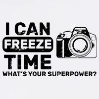 I Can Freeze Time What's Your Superpower? Garment-Dyed Sweatshirt