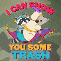 I Can Show You Some Trash Legacy Tie Dye Trucker Hat