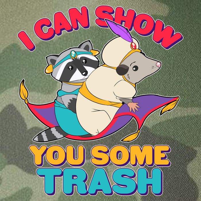 I Can Show You Some Trash Legacy Tie Dye Trucker Hat